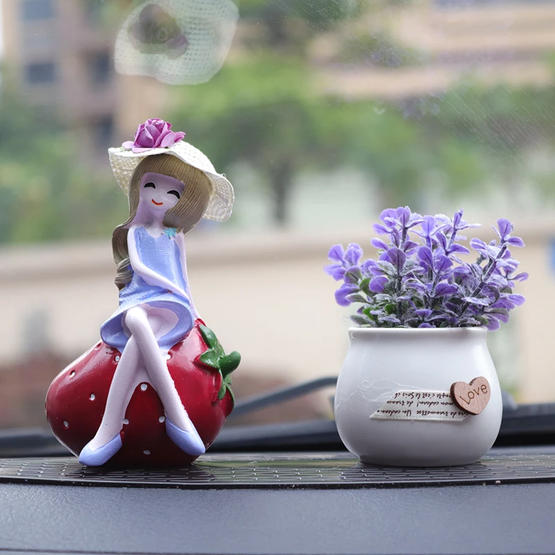 Strawberry Girl Cartoon Figure Car Ornaments Toys Dashboard Doll Auto Accessorie Automotive Decoration for Girls
Strawberry Girl Cartoon Figure Car Ornaments Toys Dashboard Doll Auto Accessorie Automotive Decoration for Girls