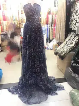 2017 Glitter Sequins Tulle Lace Wedding Dress Fabric French Laces African Net Lace Fabric 3 Yards
2017 Glitter Sequins Tulle Lace Wedding Dress Fabric French Laces African Net Lace Fabric 3 Yards