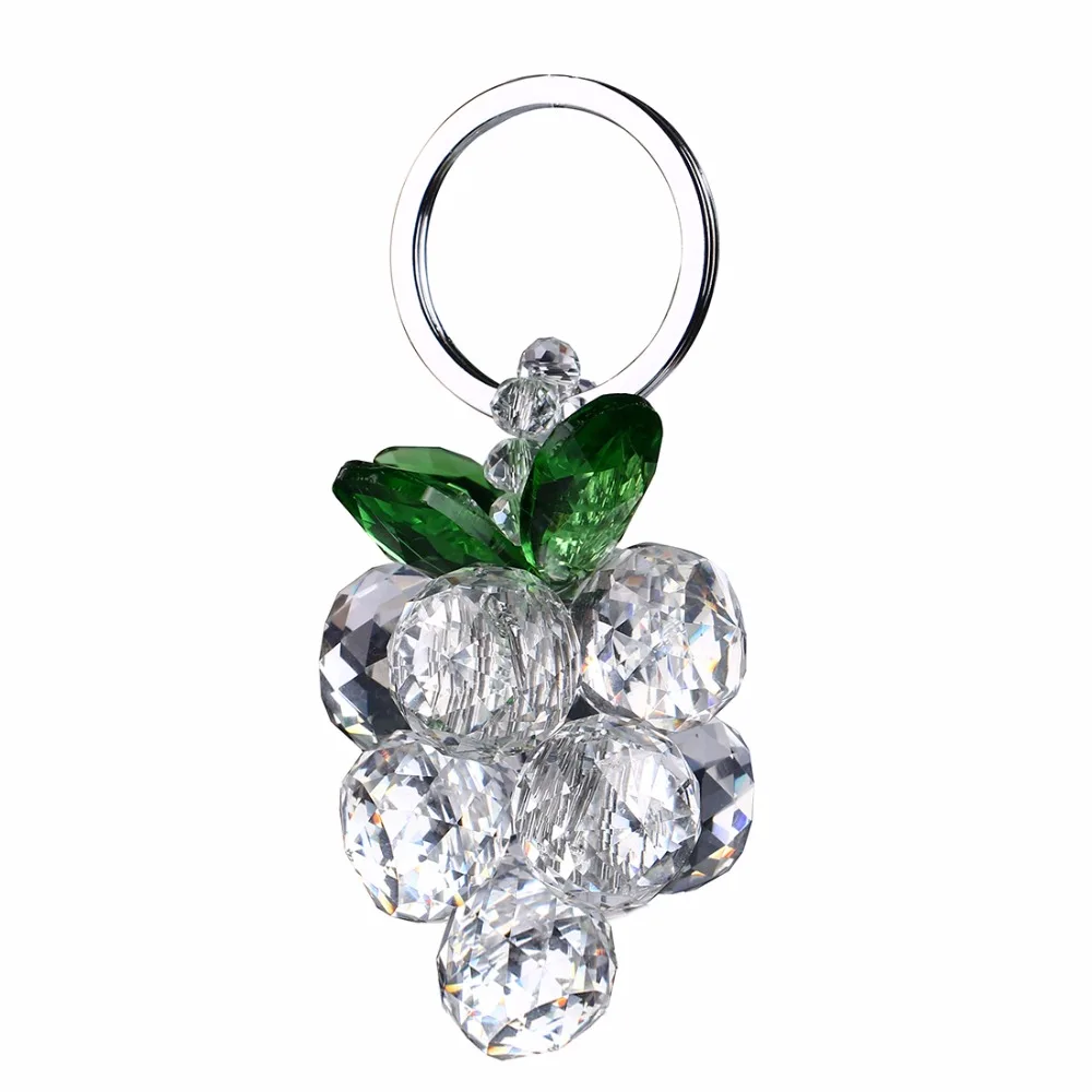 3inch Grape Shape Crystal Suncatcher Metal Key Chain Car Key Ring Bag Accessory Crystal Cluster Faceted Crystal Ball Key Holder
3inch Grape Shape Crystal Suncatcher Metal Key Chain Car Key Ring Bag Accessory Crystal Cluster Faceted Crystal Ball Key Holder