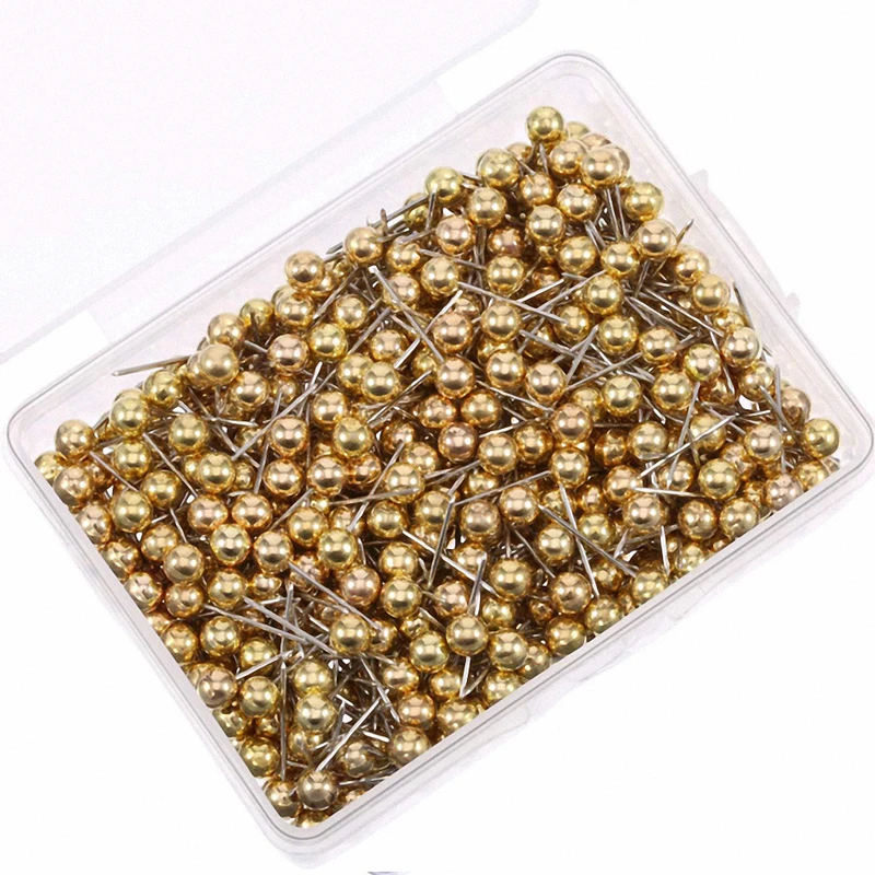 400pcs Golden Round Plastic Head Steel Point Push Pins Map Thumb Tacks Pin Office School Stationery Office Tools New Supplies
400pcs Golden Round Plastic Head Steel Point Push Pins Map Thumb Tacks Pin Office School Stationery Office Tools New Supplies