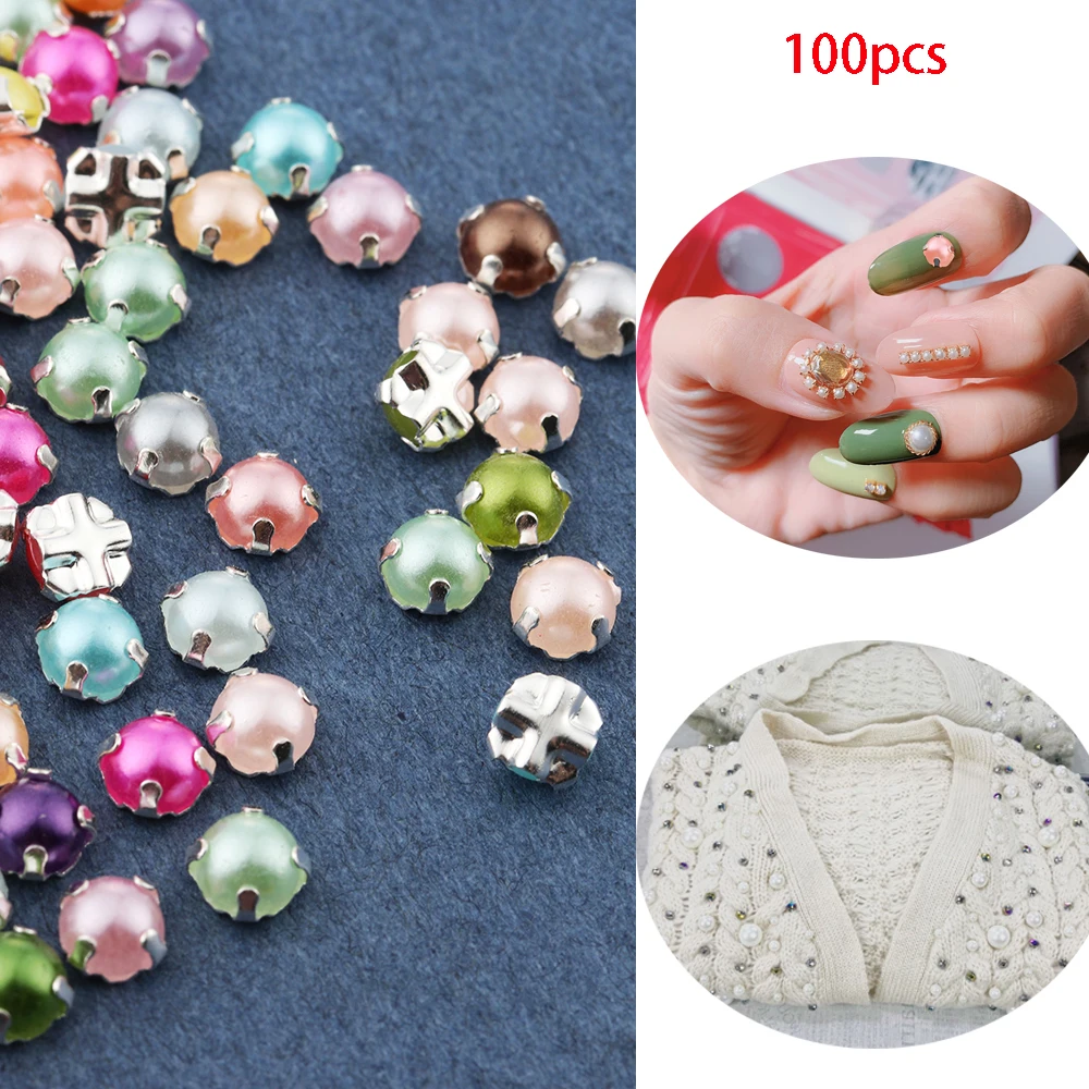 100pcs Flatback Half Round Pearl Garment Crystal Rhinestones 5mm Resin Sewing Pearl Beads Sew On Rhinestones Claw
100pcs Flatback Half Round Pearl Garment Crystal Rhinestones 5mm Resin Sewing Pearl Beads Sew On Rhinestones Claw