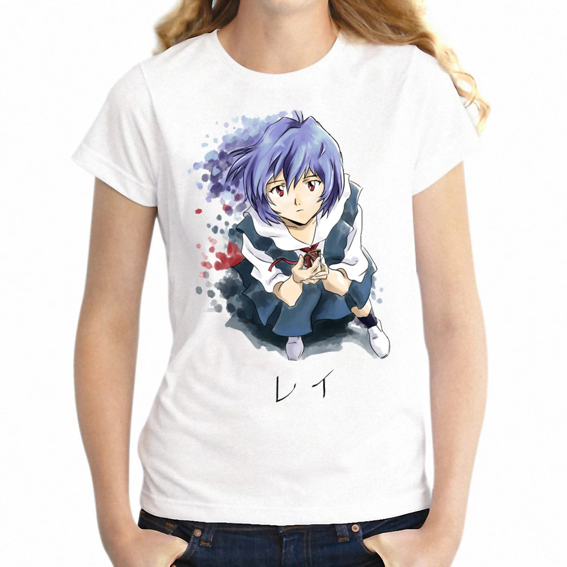 Women's T Shirt Men's T Shirt EVA Rei Ayanami and Asuka Langley Soryu Evangelion Anime Girl's Tee
Women's T Shirt Men's T Shirt EVA Rei Ayanami and Asuka Langley Soryu Evangelion Anime Girl's Tee