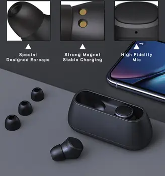 New Arrival T1 TWS 5.0 Bluetooth Headset 3D Stereo Wireless Headset with Dual Microphone Waterproof Sports Earphones
New Arrival T1 TWS 5.0 Bluetooth Headset 3D Stereo Wireless Headset with Dual Microphone Waterproof Sports Earphones