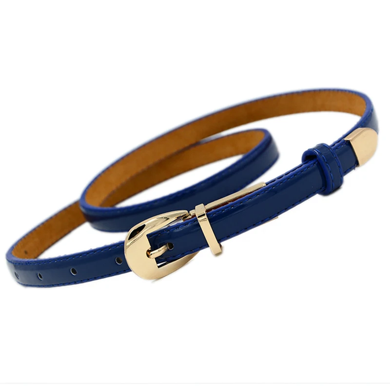 2017 NEW Modern Women's Candy Color Pu Leather Thin Belt Thin Skinny Waistband-dark blue
2017 NEW Modern Women's Candy Color Pu Leather Thin Belt Thin Skinny Waistband-dark blue