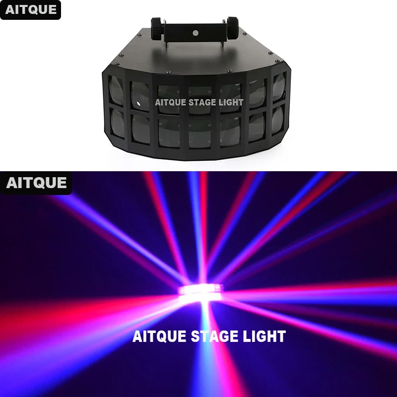 DJ Club Party LED Disco Double Butterfly Light DMX512 LED Stage Lamp DJ Equipment
DJ Club Party LED Disco Double Butterfly Light DMX512 LED Stage Lamp DJ Equipment