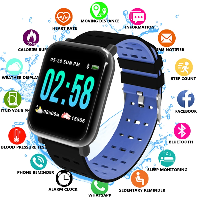 2019 New A6 Smart Watch Heart Rate Monitor Sport Fitness Tracker Sleep Monitor Waterproof Sport Watch Band for IOS Android Gifts
2019 New A6 Smart Watch Heart Rate Monitor Sport Fitness Tracker Sleep Monitor Waterproof Sport Watch Band for IOS Android Gifts