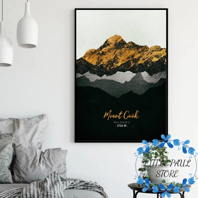 New Zealand iconic mountains Mount Cook Canvas Poster art poster Wall Pictures for Living Room No Frame
New Zealand iconic mountains Mount Cook Canvas Poster art poster Wall Pictures for Living Room No Frame