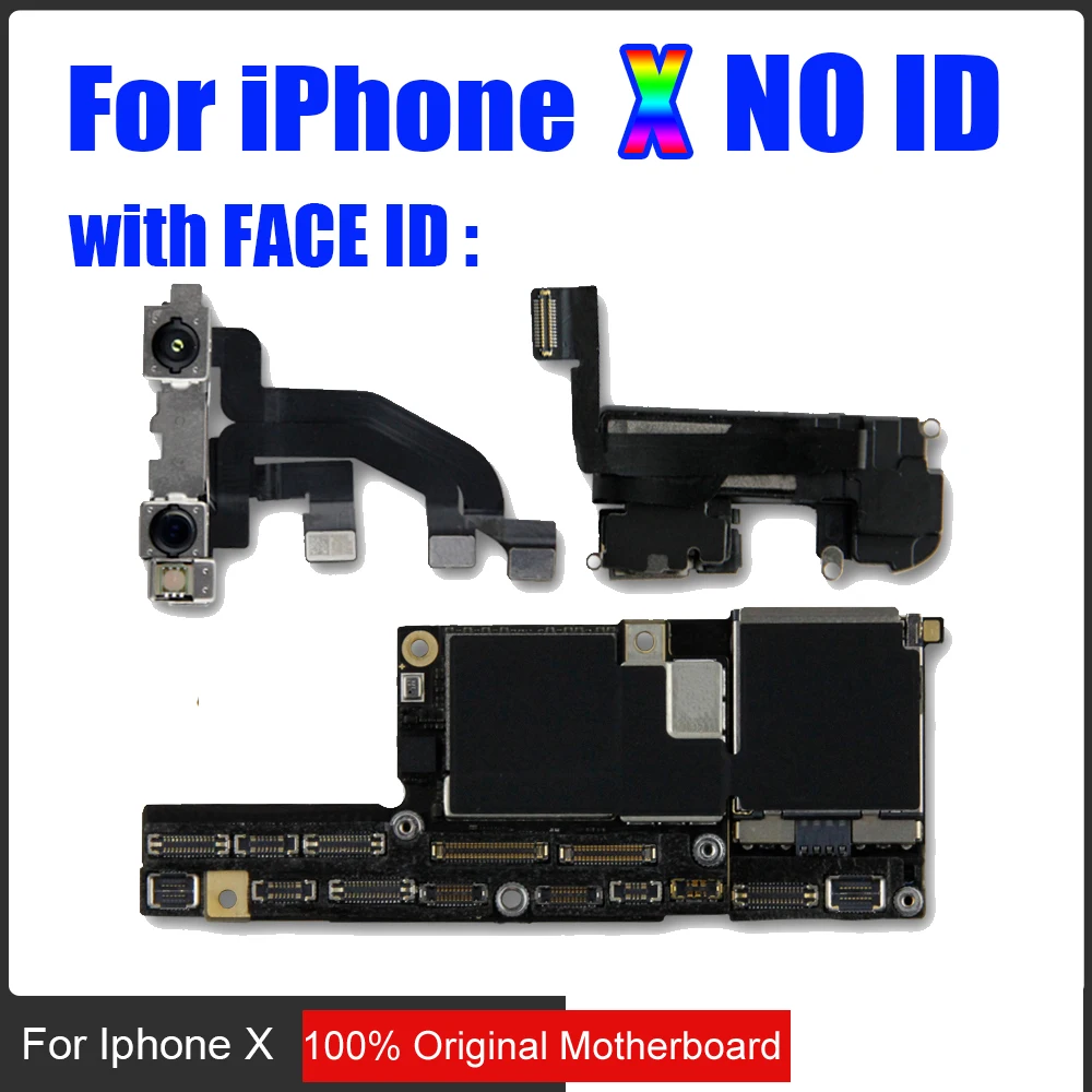 Free Shipping NO ID Clean iCloud for iPhone X motherboard boards 64GB 256GB Logic boards with full chips ios all function Tested
Free Shipping NO ID Clean iCloud for iPhone X motherboard boards 64GB 256GB Logic boards with full chips ios all function Tested