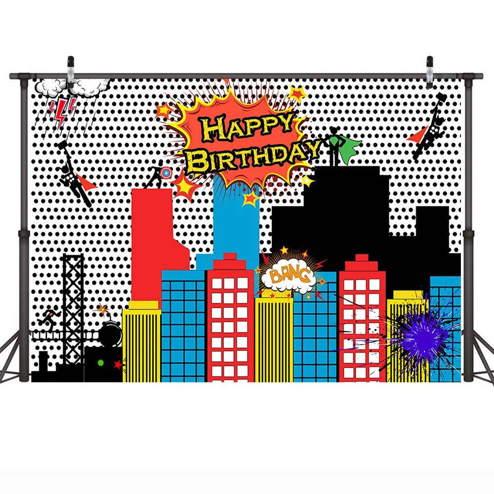 Super Hero Party Backdrop Superman Birthday Newborn Background Cartoon Custom Photographic Backdrop for Studio Photo Background
Super Hero Party Backdrop Superman Birthday Newborn Background Cartoon Custom Photographic Backdrop for Studio Photo Background