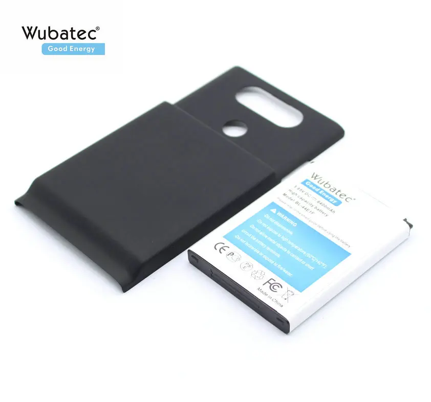 Wubatec 1x 6400mAh V20 Extended Battery + Black Cover BL-44E1F For LG V20 LS997 F800 VS995 US996 H990 H990DS H910 H918
Wubatec 1x 6400mAh V20 Extended Battery + Black Cover BL-44E1F For LG V20 LS997 F800 VS995 US996 H990 H990DS H910 H918