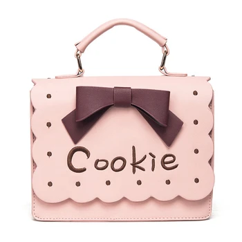 Wavy Edge Cookie Embroidery Women Shoulder Bag Kawaii School Bags Women Messenger Bags Lolita Pink Crossbody Bags for Women
Wavy Edge Cookie Embroidery Women Shoulder Bag Kawaii School Bags Women Messenger Bags Lolita Pink Crossbody Bags for Women