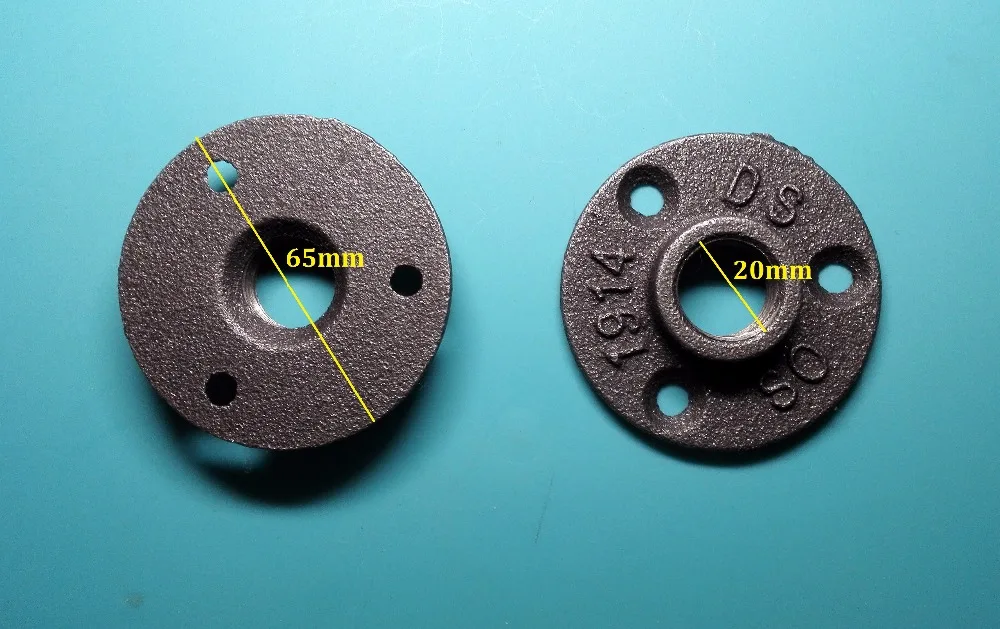 16Pcs/Lot G1/2" DN15 Iron Cast Flange Casting Antique Flanges Base Bracket Tube Pipe Loft Industrial Style
16Pcs/Lot G1/2" DN15 Iron Cast Flange Casting Antique Flanges Base Bracket Tube Pipe Loft Industrial Style