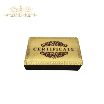 Wishonor 20pcs/lot Nice Certificates of Authenticity 99.9% 24 Carat Gold Certification For Beautiful Gifts And Collection
Wishonor 20pcs/lot Nice Certificates of Authenticity 99.9% 24 Carat Gold Certification For Beautiful Gifts And Collection