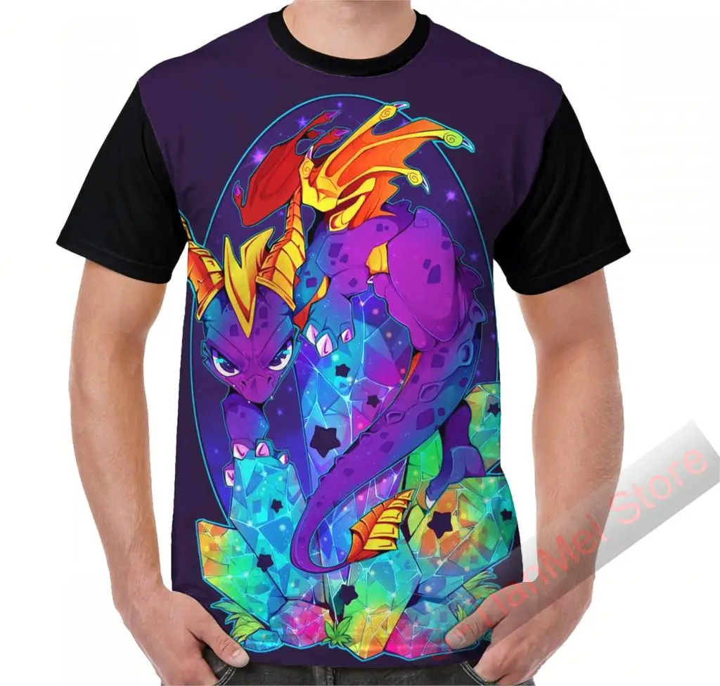 Summer Graphic t shirt men tops tees Crystal Spyro printed women funny T-Shirt Short Sleeve Casual tshirts
Summer Graphic t shirt men tops tees Crystal Spyro printed women funny T-Shirt Short Sleeve Casual tshirts