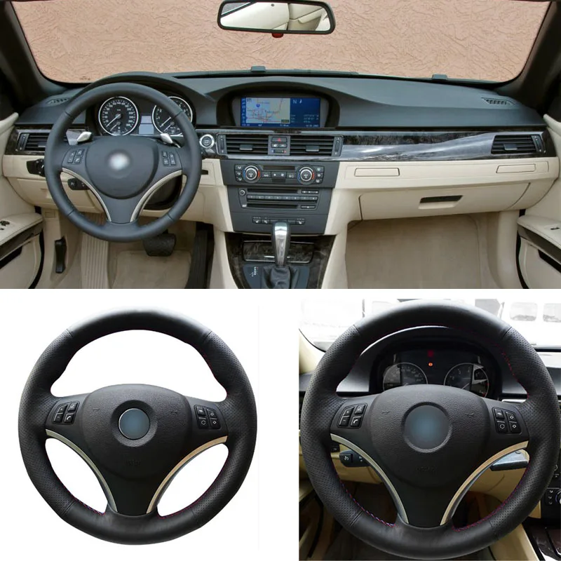 Brand New DIY Sewing-on PU Leather Steering Wheel Cover Exact Fit For BMW E90 320i 325i 335i
Brand New DIY Sewing-on PU Leather Steering Wheel Cover Exact Fit For BMW E90 320i 325i 335i
