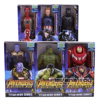 Marvel Avengers Infinity War Thanos Iron Spider Captain America Black Panther Hulk Hulkbuster Action Figure Toy
Marvel Avengers Infinity War Thanos Iron Spider Captain America Black Panther Hulk Hulkbuster Action Figure Toy