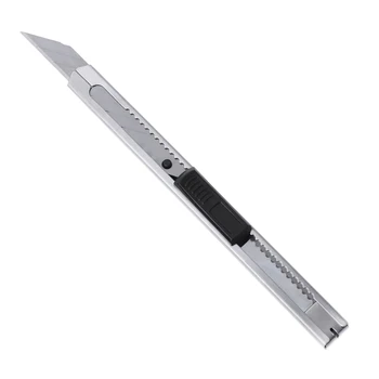 Mini Utility Paper Cutter Slim Snap Off Blade Stainless Steel Retractable Cutter Razor School Supplies Stationery
Mini Utility Paper Cutter Slim Snap Off Blade Stainless Steel Retractable Cutter Razor School Supplies Stationery