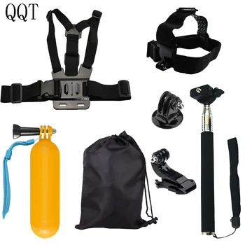 QQT for GoPro Accessories set for Go pro Hero 7 6 5 4 3+ 3 Xiaomi Yi 4 K Head Torso Mounting Belt Float Bobber For SJCAM Eken
QQT for GoPro Accessories set for Go pro Hero 7 6 5 4 3+ 3 Xiaomi Yi 4 K Head Torso Mounting Belt Float Bobber For SJCAM Eken