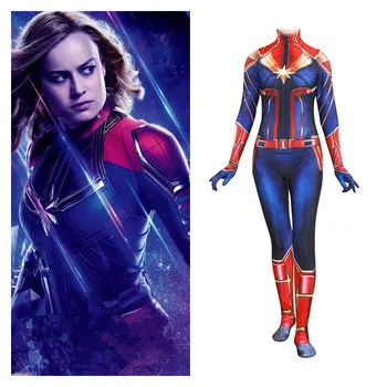 New Avengers 4 Endgame Captain Marvel Carol Danvers Cosplay Costume Women Girls Zentai Superhero Bodysuit Suit Jumpsuits Catsuit
New Avengers 4 Endgame Captain Marvel Carol Danvers Cosplay Costume Women Girls Zentai Superhero Bodysuit Suit Jumpsuits Catsuit