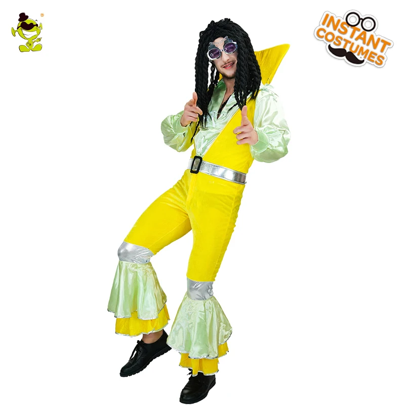 Men's 70's Hippie Costume Masquerade Club Party New Style Fancy Dress Cosplay Hippie Costumes for Purim Party Adult Dress
Men's 70's Hippie Costume Masquerade Club Party New Style Fancy Dress Cosplay Hippie Costumes for Purim Party Adult Dress