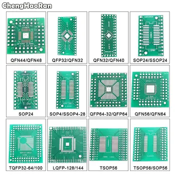 ChengHaoRan QFN44 48 QFP32 SOP24 SSOP24 QFP64 QFN64/40 TSOP56 to DIP PCB Transfer Board DIP 24/32/40/48 Pin Board Pitch Adapter 
ChengHaoRan QFN44 48 QFP32 SOP24 SSOP24 QFP64 QFN64/40 TSOP56 to DIP PCB Transfer Board DIP 24/32/40/48 Pin Board Pitch Adapter