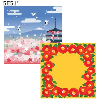 Japanese furoshiki polyester 100% / Japan classic Tradition Sakura printed Many Uses
Japanese furoshiki polyester 100% / Japan classic Tradition Sakura printed Many Uses