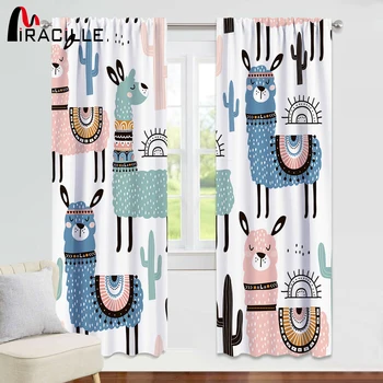 Miracille Cartoon Alpaca Window Curtain Room Darkening Printed Animal for Kids Bedroom Curtains Living Room Window Screen
Miracille Cartoon Alpaca Window Curtain Room Darkening Printed Animal for Kids Bedroom Curtains Living Room Window Screen