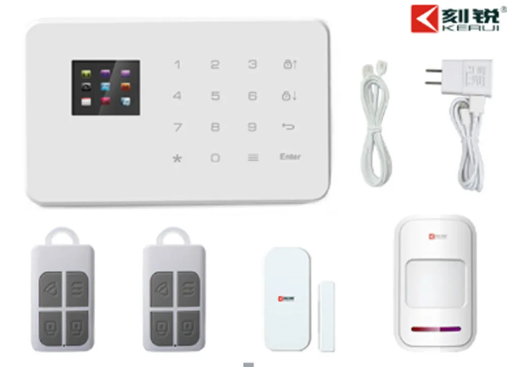 1.7 Inch TFT LCD Display GSM Alarm System Touch Keypad APP Remote Control Burglar Alarm System
1.7 Inch TFT LCD Display GSM Alarm System Touch Keypad APP Remote Control Burglar Alarm System