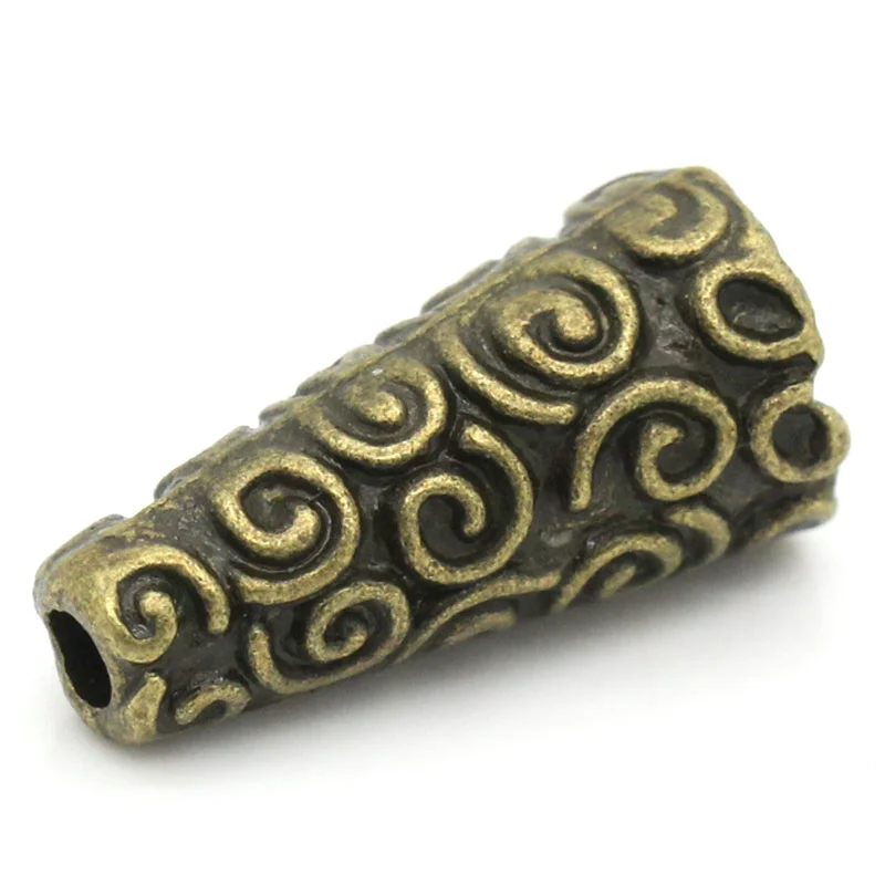 8SEASONS Spacer Beads Cone Antique Bronze Pattern Carved 18x9mm, Hole:approx 2mm, 50PCs (B25815)
8SEASONS Spacer Beads Cone Antique Bronze Pattern Carved 18x9mm, Hole:approx 2mm, 50PCs (B25815)