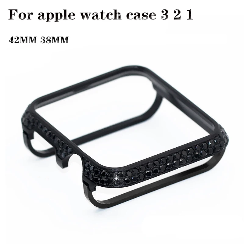 Stainless Steel Diamonds Case Cover For Apple Watch case 42/38mm Protector Case Crystal Diamonds Frame For iwatch Series 3/2/1
Stainless Steel Diamonds Case Cover For Apple Watch case 42/38mm Protector Case Crystal Diamonds Frame For iwatch Series 3/2/1