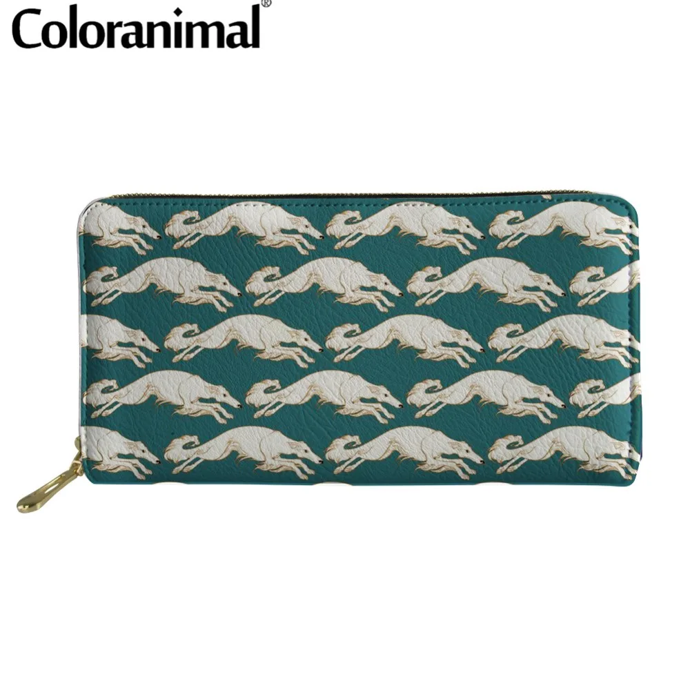 Coloranimal Borzoi Flower Dog Print Luxury Design Long Wallets Zipper Functional Phone Coin Card Holders Leather Purse Money Bag
Coloranimal Borzoi Flower Dog Print Luxury Design Long Wallets Zipper Functional Phone Coin Card Holders Leather Purse Money Bag