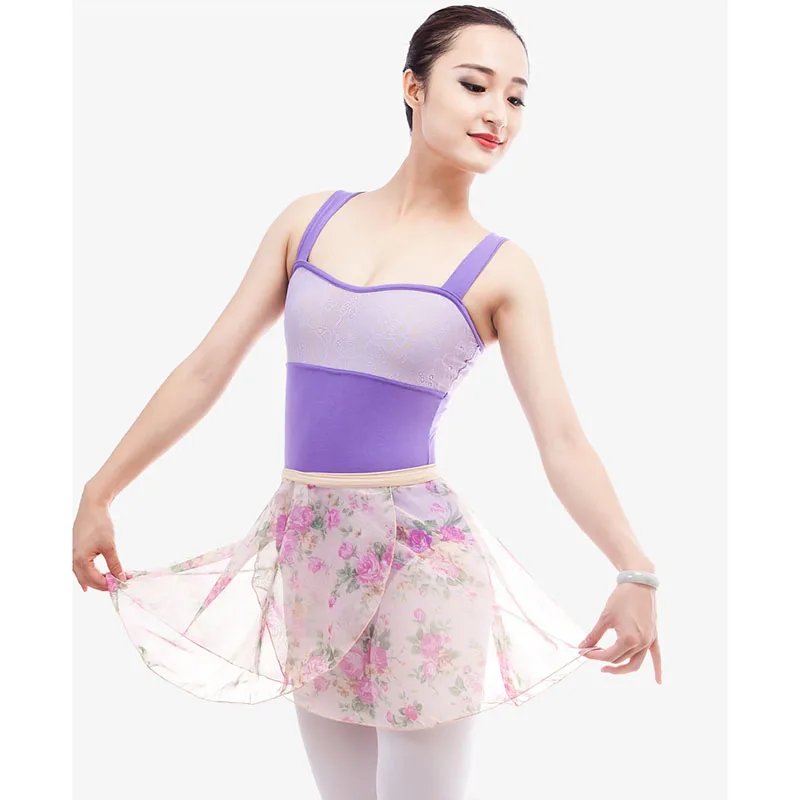 Adult Camisole Purple Ballet Leotards for Dance Costumes Clothes Girls Cotton Spandex Gymnastics Wear | Тематическая одежда и