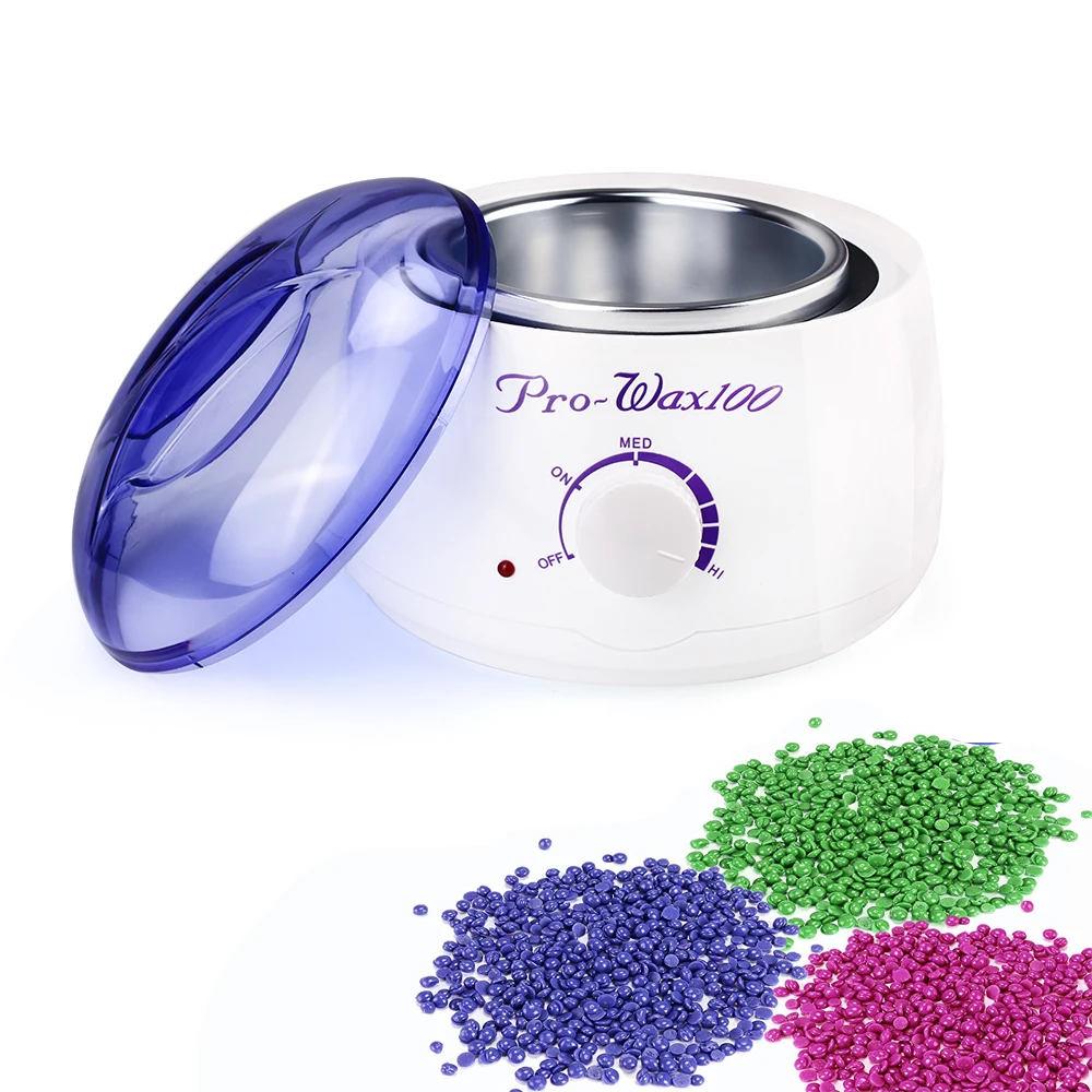 Electric Hair Removal Hot Wax Warmer Kit Wax Heater Machine +Hard Wax Beans 100g+ Rainbow Wax Applicator Sticks 2PCS
Electric Hair Removal Hot Wax Warmer Kit Wax Heater Machine +Hard Wax Beans 100g+ Rainbow Wax Applicator Sticks 2PCS