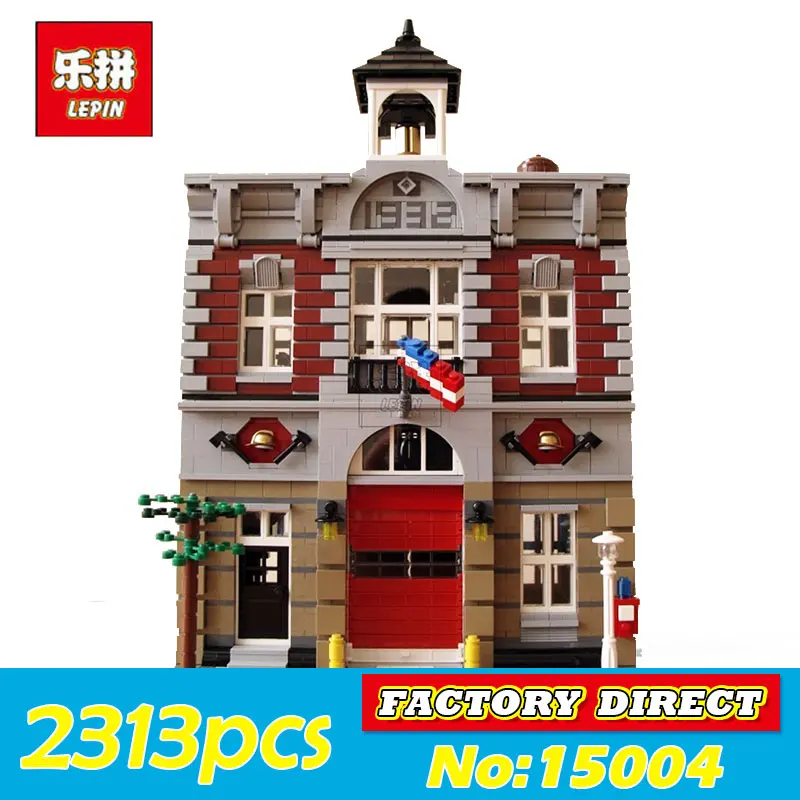 LEPIN 15004 Compatible 10197 2313Pcs City Street Creators series Fire Brigade Model Building Kits Blocks Bricks children toy
LEPIN 15004 Compatible 10197 2313Pcs City Street Creators series Fire Brigade Model Building Kits Blocks Bricks children toy
