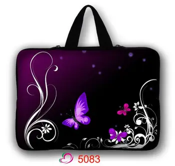 

Purple Butterfly Soft Laptop Bag Notebook Sleeve Case For 10" 9.7" 11.6" 12" 13" 13.3" 14" 15" 15.6" 17" Laptop Netbook Tablet