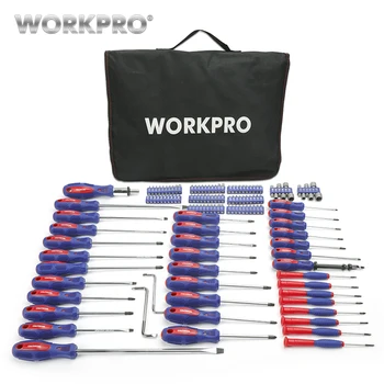 WORKPRO Screwdriver Set 130 PC Screwdrivers Multi Function Screw driver Repair Tools for Phones Precision Screwdrivers