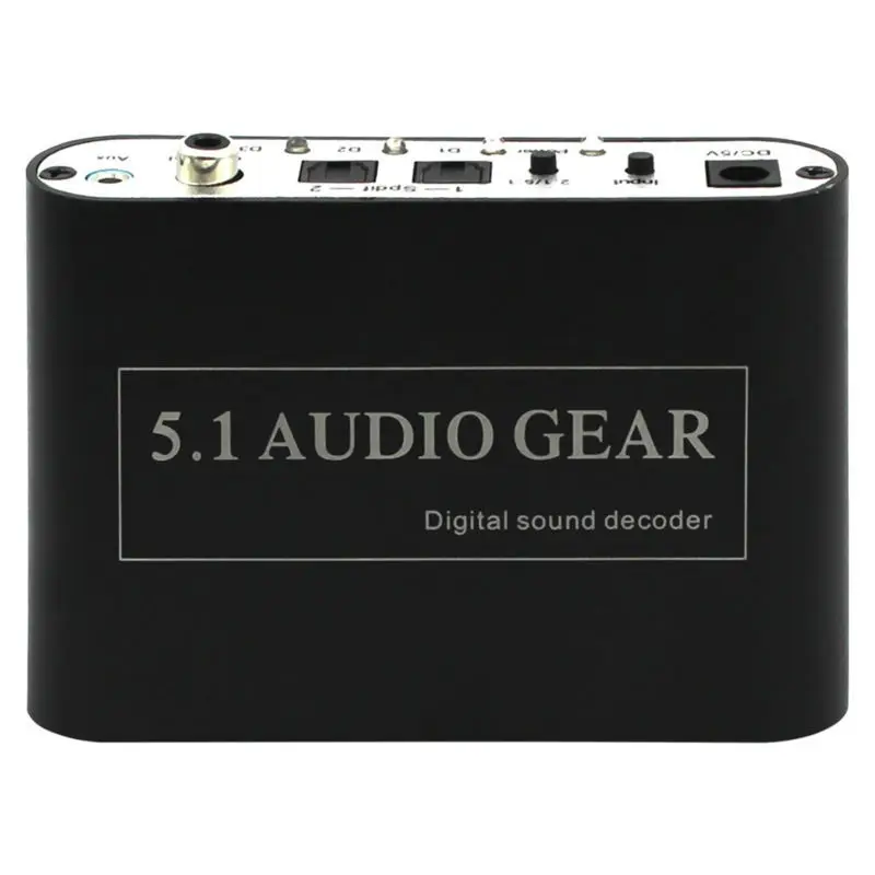 3 PCS New Digital Audio Decoder 5.1 Audio Gear DTS/AC-3/6CH Digital Audio converter
3 PCS New Digital Audio Decoder 5.1 Audio Gear DTS/AC-3/6CH Digital Audio converter