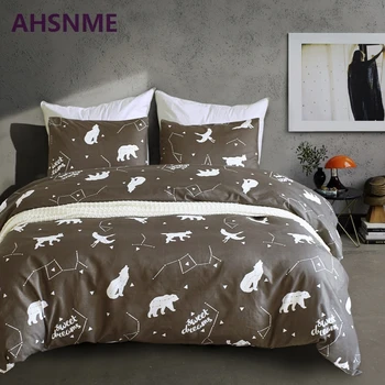AHSNME Very Comfortable Fabric and Constellation Patterned Grey Bedding Set American Size Quilt Cover Home Textiles
AHSNME Very Comfortable Fabric and Constellation Patterned Grey Bedding Set American Size Quilt Cover Home Textiles
