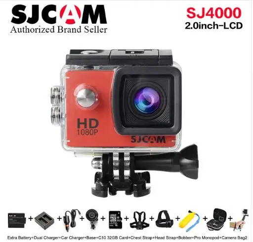 

SJCAM SJ4000 Action Camera Sports DV 2.0 inch Diving 30M Waterproof HD 1080P Extreme Helmet mini Camcorder Original SJ 4000 Cam