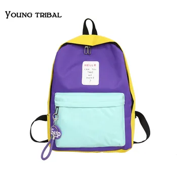 2018 new canvas backpack, Japanese style girl's double shoulder bag, Harajuku style, little fresh student backpack
2018 new canvas backpack, Japanese style girl's double shoulder bag, Harajuku style, little fresh student backpack