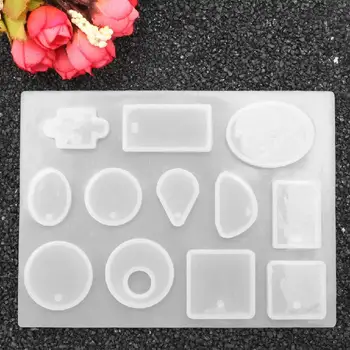 12 Design Cabochon Silicone Mold Necklace Pendant Jewelry Cake Making Tool DIY t15
12 Design Cabochon Silicone Mold Necklace Pendant Jewelry Cake Making Tool DIY t15