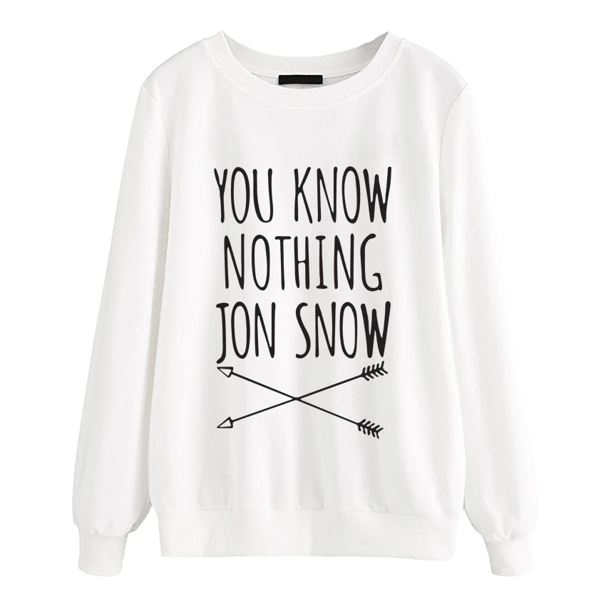 funny letter Print fleece pullovers femme 2019 Women long sleeve fleece hoodies new Games Of Thrones brand tracksuits sweatshirt
funny letter Print fleece pullovers femme 2019 Women long sleeve fleece hoodies new Games Of Thrones brand tracksuits sweatshirt