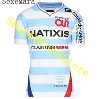 SexeMara for 1819 new French white RAClNG92S embroidery rugby clothing European code standard: S-3XL free shipping image