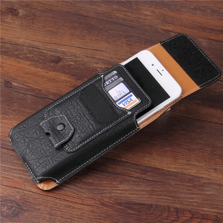 Leather Phone Pouch For xiaomi redmi note 4 7 pro note 5 plus mi a2 note 6 pro xiomi mi 9 8 lite a1 Belt Clip holster Waist Bags (2)