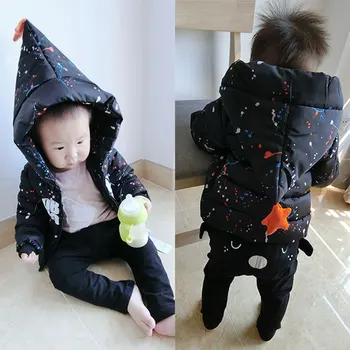 2017 Autumn Winter Cotton Hooded Jacket Overalls for Newborn Baby Boy Fashion Outerwear Children's Coat Child Boys Clothing 0-3T
2017 Autumn Winter Cotton Hooded Jacket Overalls for Newborn Baby Boy Fashion Outerwear Children's Coat Child Boys Clothing 0-3T