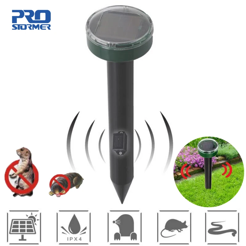 PROSTORMER Waterproof Solar Pest Repeller Ultrasonic Pest Repeller Outdoor Acoustic Wave Repell Mice Snake For Garden Yard
PROSTORMER Waterproof Solar Pest Repeller Ultrasonic Pest Repeller Outdoor Acoustic Wave Repell Mice Snake For Garden Yard