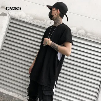 Men High Street Sleeveless Loose T-shirt Male Fashion Casual Hip Hop Dancing Tank Tops Tee Shirt black Vest Tshirt
Men High Street Sleeveless Loose T-shirt Male Fashion Casual Hip Hop Dancing Tank Tops Tee Shirt black Vest Tshirt