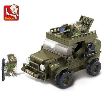 Sluban 0299 221Pcs Military army troops jeep toys building blocks Educational gifts hobbie for children Compatible With Toys
Sluban 0299 221Pcs Military army troops jeep toys building blocks Educational gifts hobbie for children Compatible With Toys