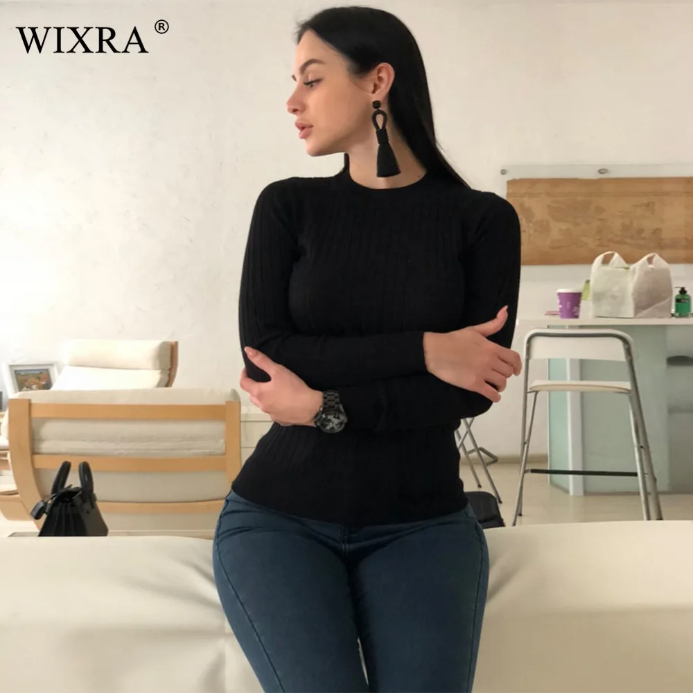 Wixra Warm and Charm 2017 Fashion Women Autumn Winter Knitted Sweaters Slim Comfortable Turtleneck Long Sleeve Striped Pullover
Wixra Warm and Charm 2017 Fashion Women Autumn Winter Knitted Sweaters Slim Comfortable Turtleneck Long Sleeve Striped Pullover