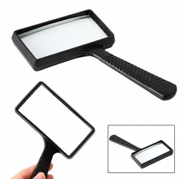 Handheld Rectangular 5X Magnifier Magnifying Glass Loupe For Reading Jewelry New T15
Handheld Rectangular 5X Magnifier Magnifying Glass Loupe For Reading Jewelry New T15